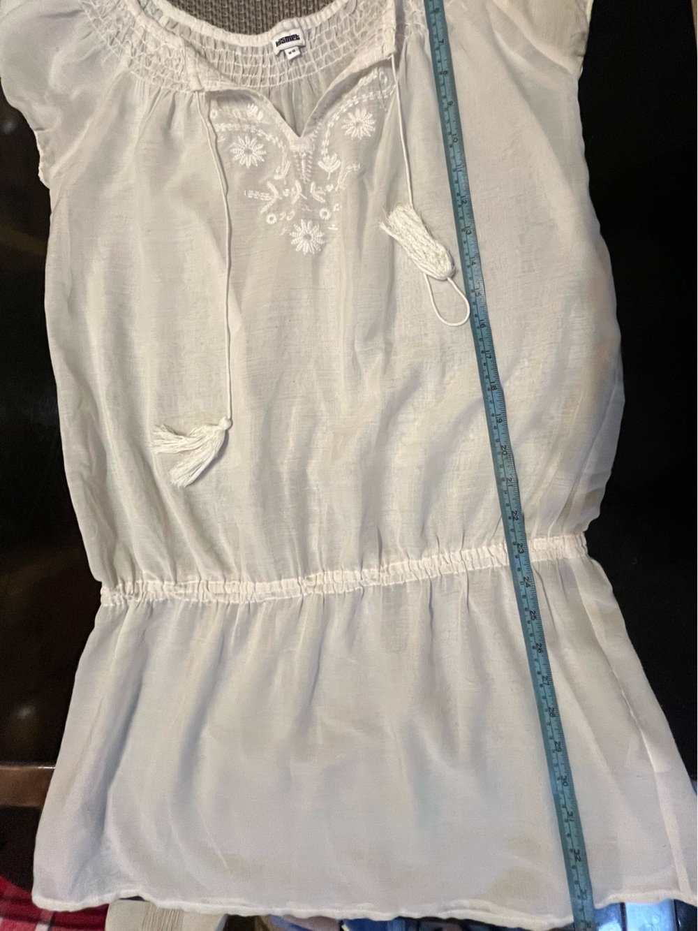 Kismet White Embroidered Beach Cover-Up Tunic - Picture 11 of 13